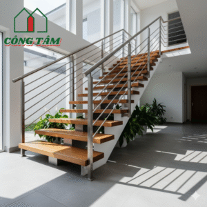 Lan can cầu thang inox
