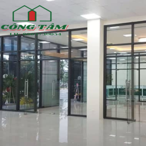 Vách ngăn Nhôm kính