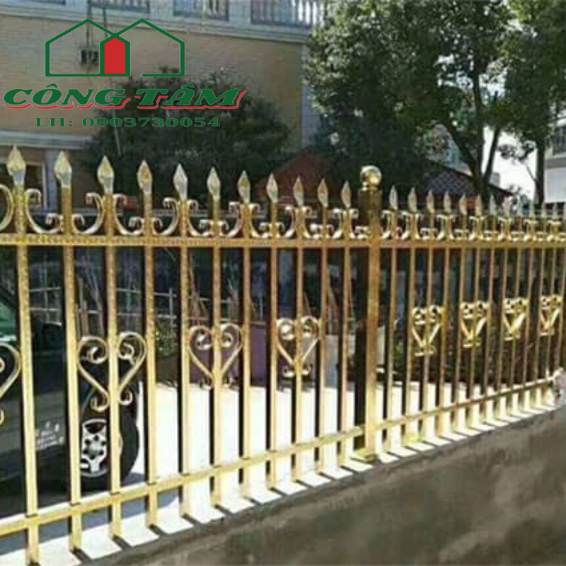 Hàng Rào Sắt Đặc Công Trình Nhà Dân Dụng.