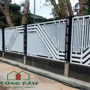 Hàng Rào Sắt Hộp Tạo Hình