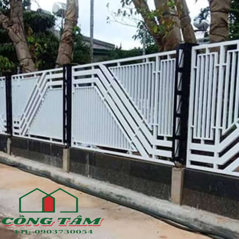 Hàng Rào Sắt Hộp Tạo Hình