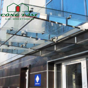 Mái che kính cường lực