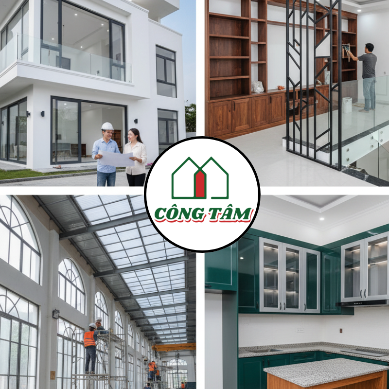 Thiết Kế - Thi Công Xây Dựng & Sửa Chữa Nhà - Xưởng Trọn Gói