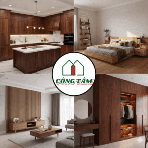 Nội Thất Gỗ Tự Nhiên & Công Nghiệp – Ấm Cúng, Sang Trọng