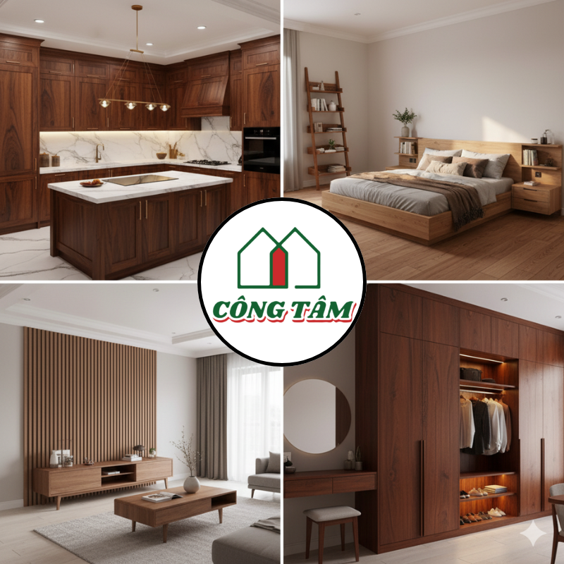 Nội Thất Gỗ Tự Nhiên & Công Nghiệp – Ấm Cúng, Sang Trọng