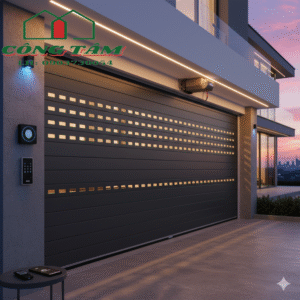 Cửa cuốn khe thoáng hiện đại