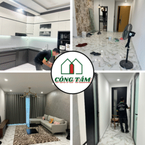 Phòng bếp sạch sẽ