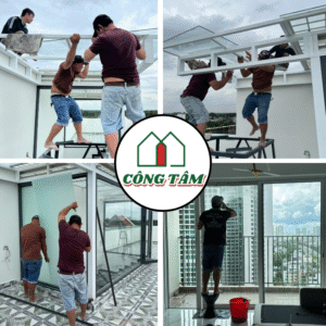 Ngoài trời không ngại nắng mưa